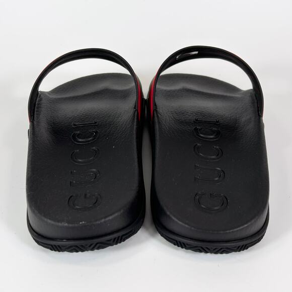 Gucci Interlocking G Rubber Slide Sandal - Men’s 8.5 - Picture 4 of 8